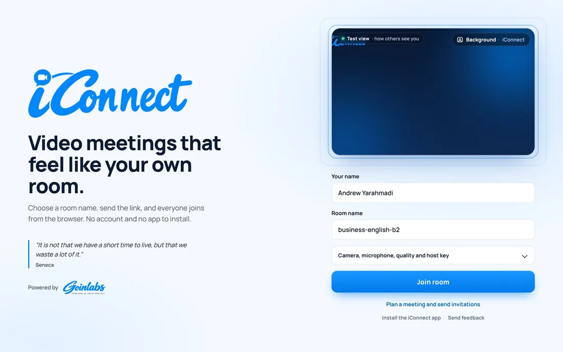 Join screen